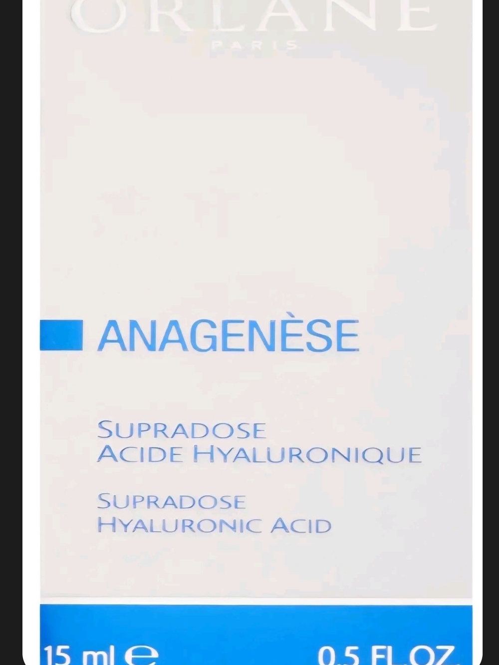 Orlane Anagenèse Supradose Hyaluronic Acid Serum - White & Blue